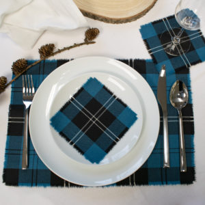 Tartan Tablemat and Coaster Set