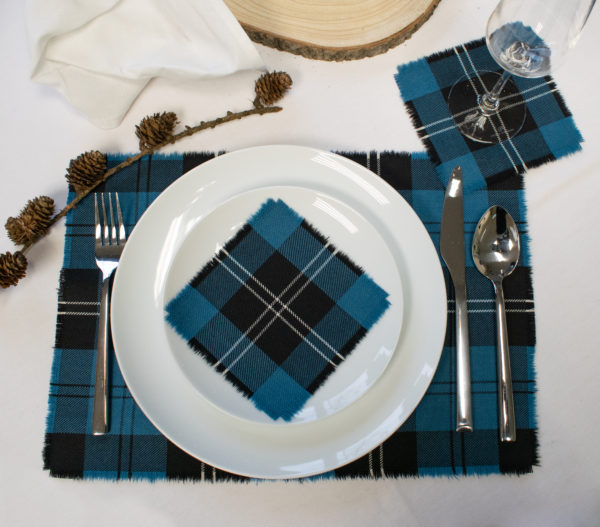 Tartan Tablemat and Coaster Set