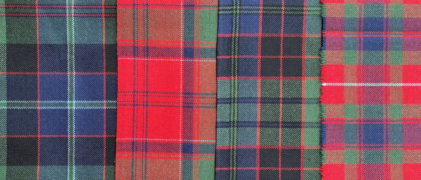 Wilson of Bannockburn tartan range by Strathmore Woollen Co